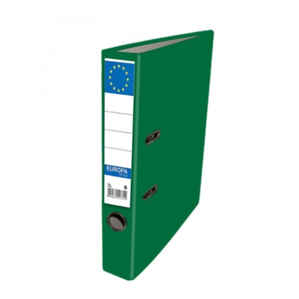 КЛАСЬОР EUROPA STYLE А4 55mm, Зелен